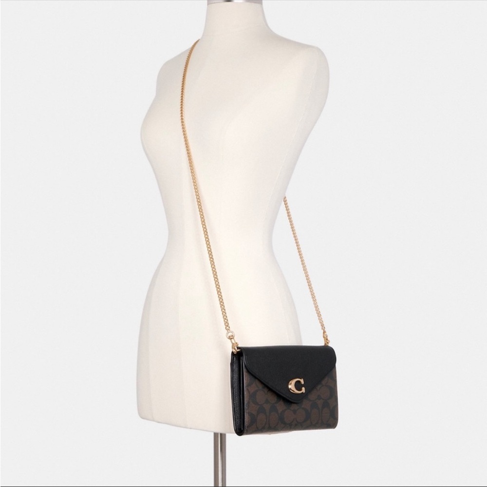 Coach Tammie Clutch Crossbody in Signature Canvas